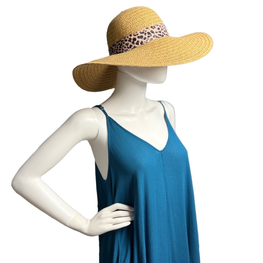 NWT Lovestitch Teal V-Neck Maxi Dress